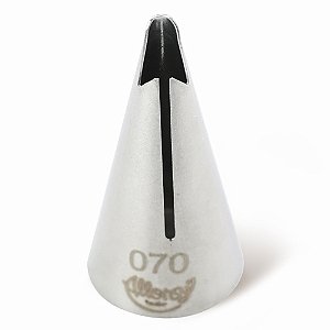 Bicos Para Confeitar Babado com Acabamento Aço Inox Nº070 - 1 Un - Cromus Allonsy
