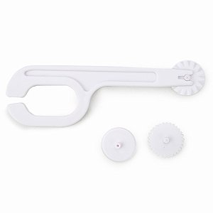 Cortador de Roda Circulado 12,3x4cm - Jogo com 4 Un - Cromus Allonsy