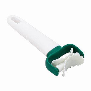 Cortador Giratório Frisado Massa Plástico 15x5,5x2,5 - 1 Un - Cromus Allonsy