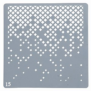 Estencil Para Bolo e Biscoito Orna-St15-15 15x15cm - 1 Un - Cromus Allonsy