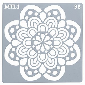 Estencil Para Bolo Mandala-St15-38 15x15cm - 1 Un - Cromus Allonsy