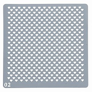 Estencil Para Bolo e Biscoito Text-St15-02 15x15cm - 1 Un - Cromus Allonsy
