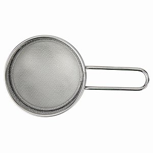 Peneira Precisão Lateral Alta Aço Inox 11,5x6,5x2,5cm Prata - 1 Un - Cromus Allonsy