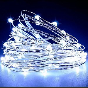 Fio de Fada 3,00 Metros Branco Frio - 1 Un