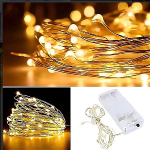 Fio de Fada 3,00 Metros Branco Quente - 1 Un