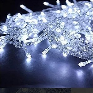 Pisca Pisca 10 Metros com 100 Leds Branco - 220 Volts