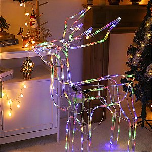 Rena Decorativa de Led 80x50x16cm Colorido - 220 Volts