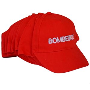 Boné Regulável em Tecido Bombeiro