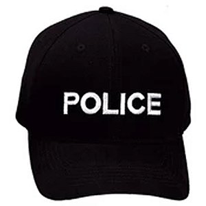 Boné Regulável em Tecido Police