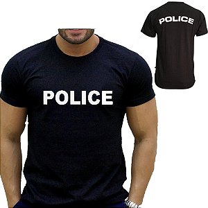 Camisa Adulto com Escrita Police M