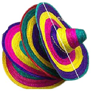 Chapéu Mexicano Colorido