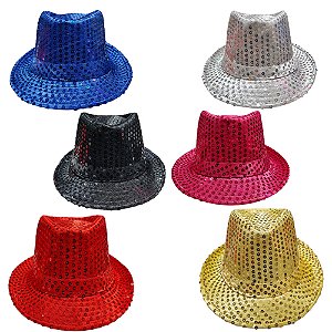 Chapéu Tecido com Paetê