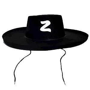 Chapéu Zorro 25cm