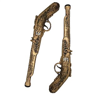 Garrucha de Pirata com Som em Material Plástico