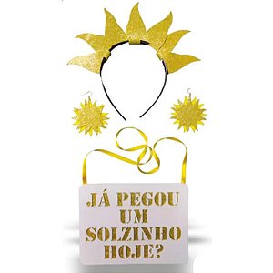 Kit Bloquinho de Carnaval Completo - Já Pegou um Solzinho Hoje?