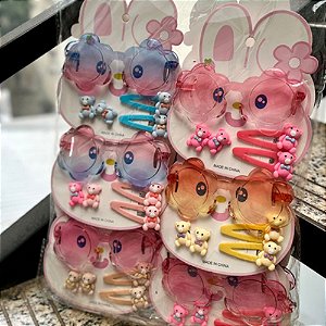 Kit Luxo Óculos Acrílico com 2 Presilhas e Xuxinha