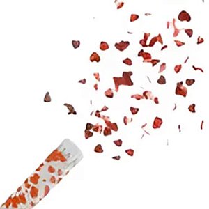 Lança Confete de Coração - Tubo com 30cm