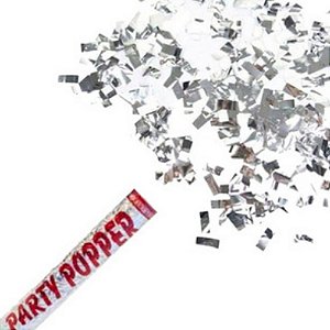 Lança Confete Prata - Tubo com 30cm