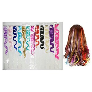 Mechas Cacheada Coloridas 25cm