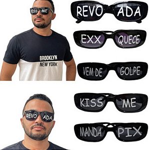 Óculos com Frases - Para Festas
