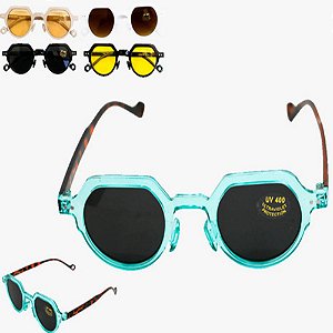 Óculos Vintage Prism Luxo Polarizado - Para Festas
