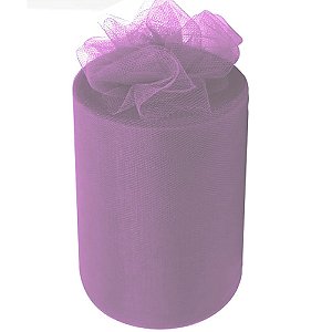 Rolo de Tule com 50 Metros e 1,20 Metros de Largura Lilás