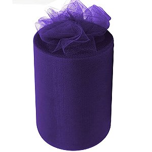Rolo de Tule com 50 Metros e 1,20 Metros de Largura Roxo