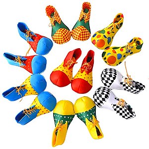 Sapato de Palhaço Modelos e Cores Sortidas - Para Festas