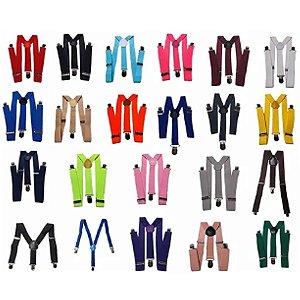 Suspensório em Cores Sortidas