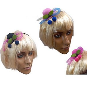 Tiara com Cartolinha Decorada - Para Festas