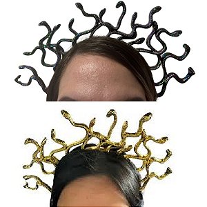Tiara Medusa - Para Festas