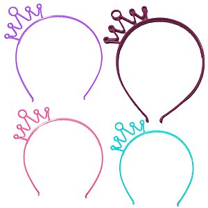 Tiara Neon com Coroa - Para Festas