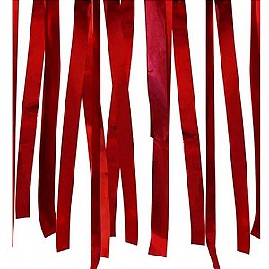 Varal de Fitas Metalizadas 10 Metros Vermelho