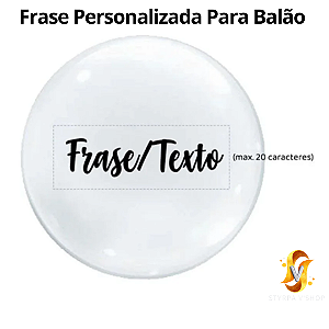Frase Para Balões (Transfer)