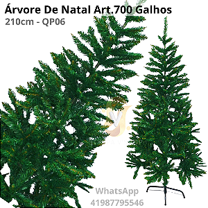 Árvore De Natal Art.700 Galhos (210cm)