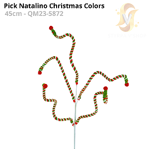 Pick Natalino Christmas Colors 45cm