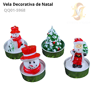 Vela Decorativa de Natal