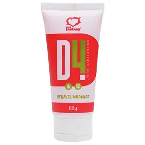 D4 LUBRIFICANTE COM SABOR MORANGO