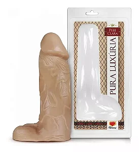 PROTESE PURA LUXURIA COM ESCROTO 23,2 X 7,3