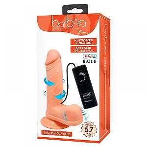 Barbara Prótese Realística com Rotação e Vibrador Multivelocidade