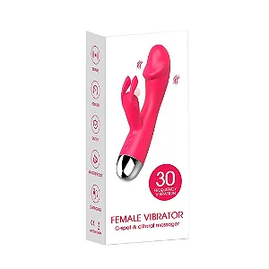 Vibrador Rabbit Ponto G com 30 Modos de Vibração