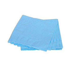 Guardanapos de Papel 24cmx24cm Liso Azul Bebê - 20 Un