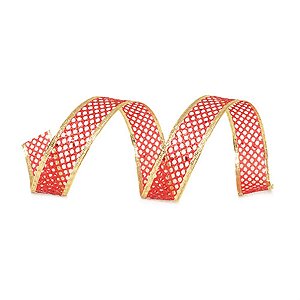 Fita Vermelho 3,8 cm x 9,14 mts (Fitas Natalinas) - 3 Un