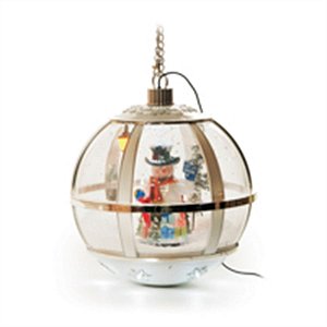 Globo para Pendurar Boneco de Neve Branca 220V (Postes Coloniais)