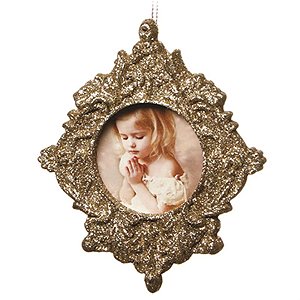 Porta Retrato Provençal Glitter Nude