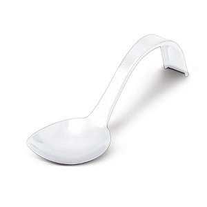 Colher Curvada (13,5cm) Transparente - 10 Un