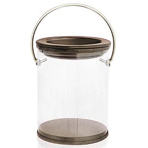 Pote para Lembrancinha - Latinha de Tinta com Alça - Prata