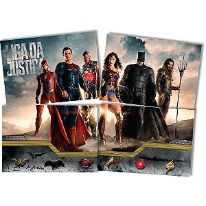 Festa Liga da Justiça - Painel Gigante Cartonado Liga da Justiça o Filme