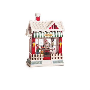 Cenário Casa Noel 3 AAA Vermelho (Traditional Christmas)