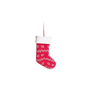 Enfeite para Pendurar - Botas Natal Vermelho (Sweet Sugar) - 3 Un